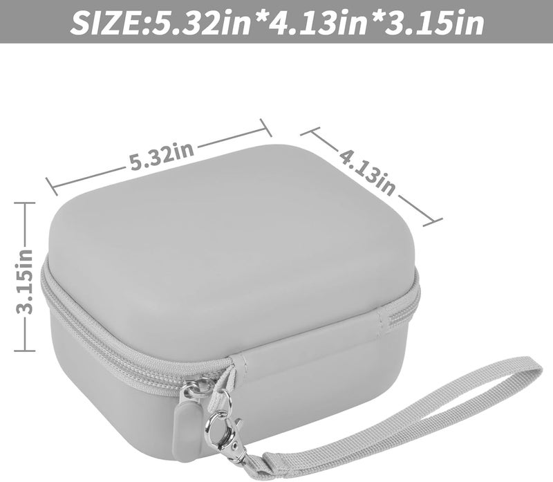 Grapsa Sticker Printer Case for IDPRT/for Anycash/for ETIKEZ PM290C/ for Memoking T02/ for Phomemo M02/ T02/ Q30S Mini Photo Printer. Holder for Label Maker, Thermal Paper, USB Cable (Box Only)-Gray - Image 5
